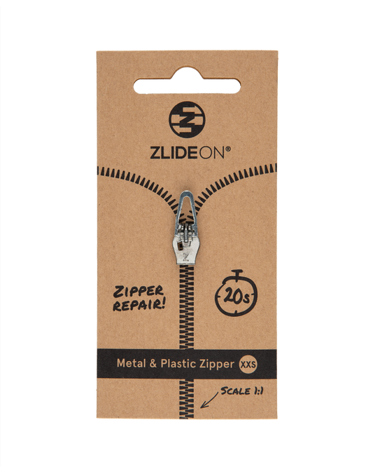 Metall- und Kunststoffreißverschluss XXS (3A)